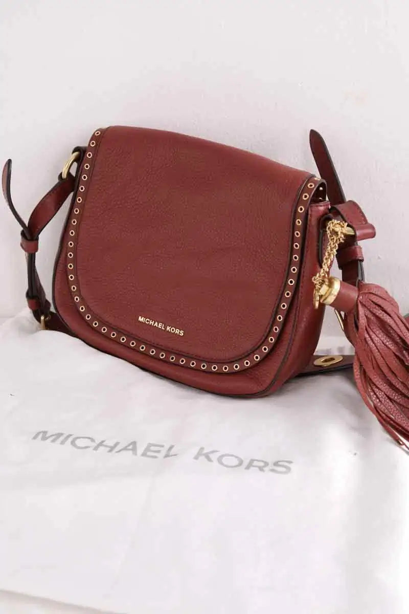 Sac à bandoulière Michael Kors Bordeaux en Cuir