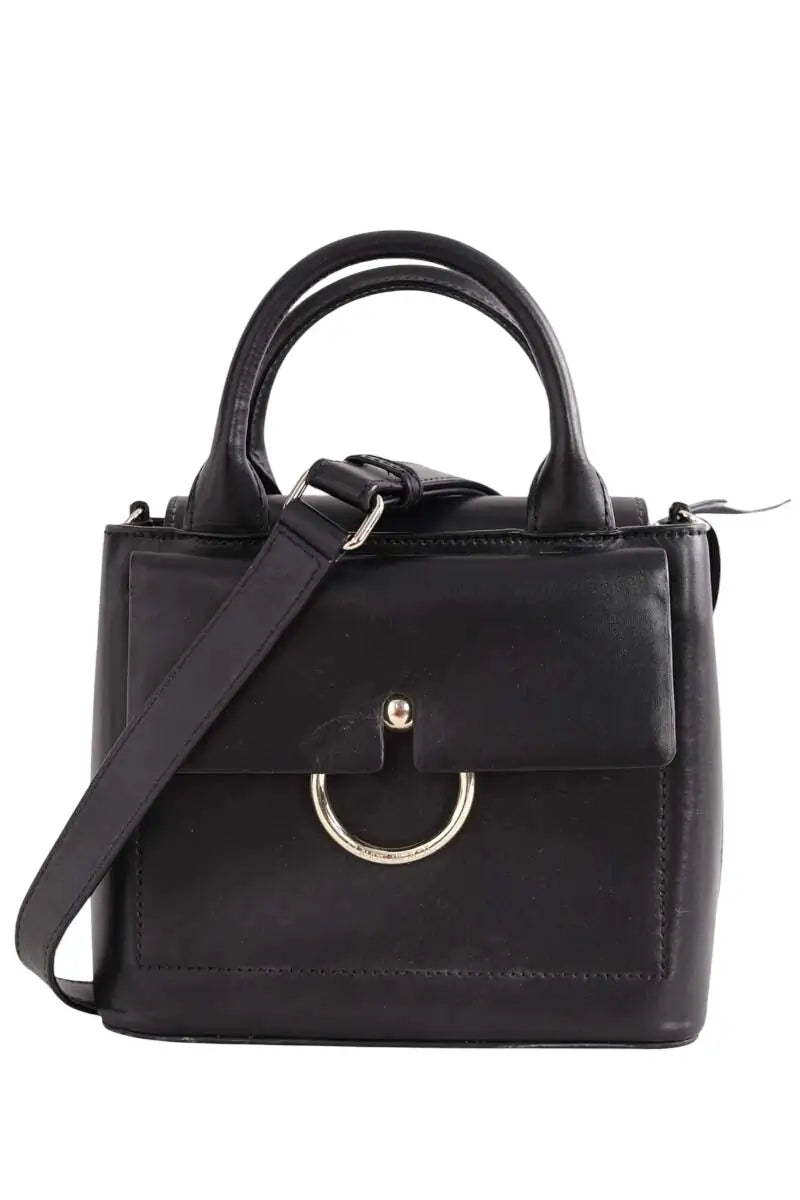 Sac à bandoulière Claudie Pierlot ANOUK Noir en Cuir - Seconde Main