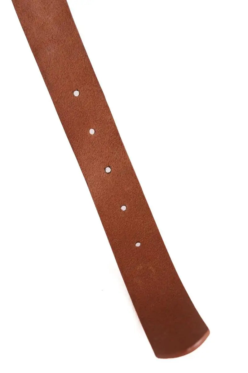 Ceinture en cuir Maje Marron en Cuir