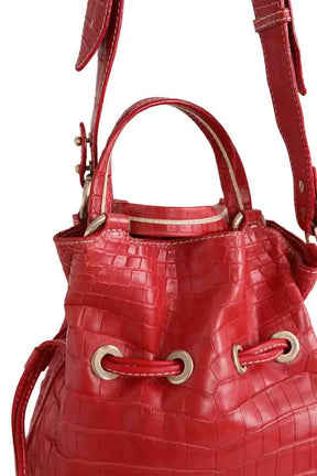 Sac à bandoulière Lancel Rouge en Cuir