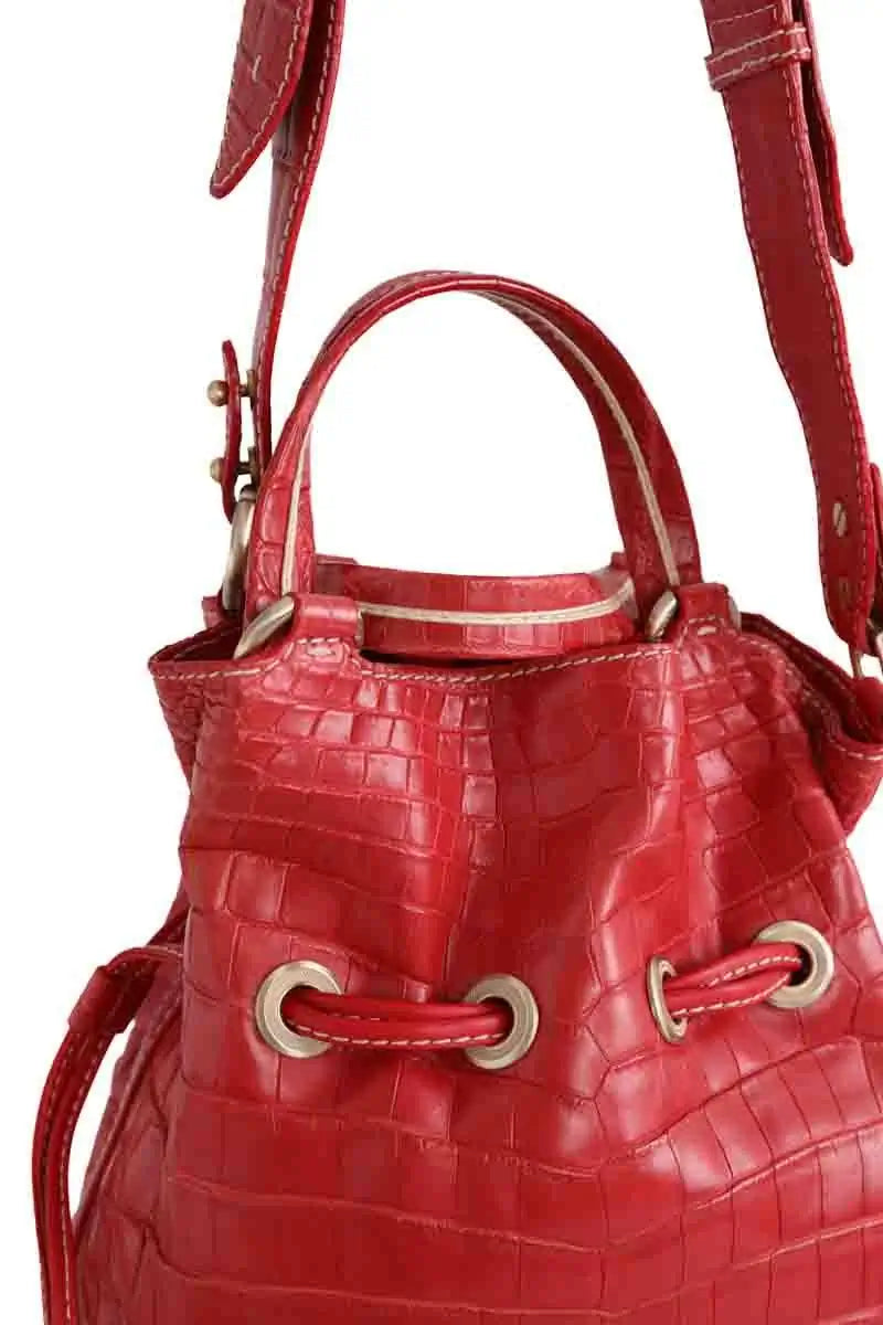 Sac à bandoulière Lancel Rouge en Cuir
