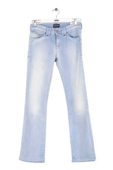 Jean droit Emporio Armani Cameron Bleu en Coton, taille M - Seconde Main