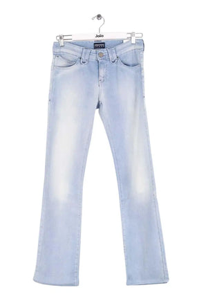 Jean droit Emporio Armani Cameron Bleu en Coton, taille M - Seconde Main