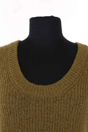 Pull Veronica Beard Kaki en Laine