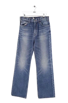 Jean droit Nili Lotan Bleu en Coton, taille L - Seconde Main