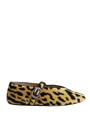 Ballerines Le Monde Beryl Jaune en Velours, taille 38 - Seconde Main
