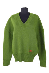 Pull Ami Vert en Laine, taille M - Seconde Main