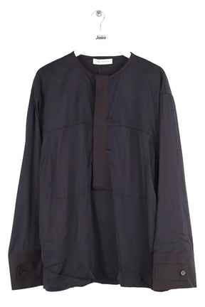 Chemise The Frankie Shop Shelton shirt Noir en Viscose, taille S - Seconde Main