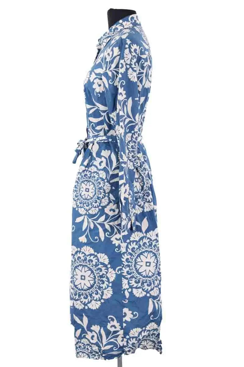 Robe Boden Bleu en Coton