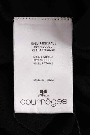 Robe Courrèges Noir en Viscose