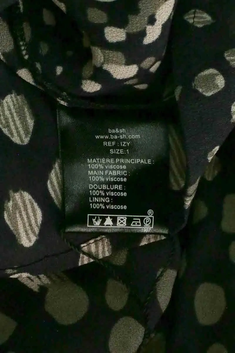 Blouse Ba&Sh Noir en Synthétique