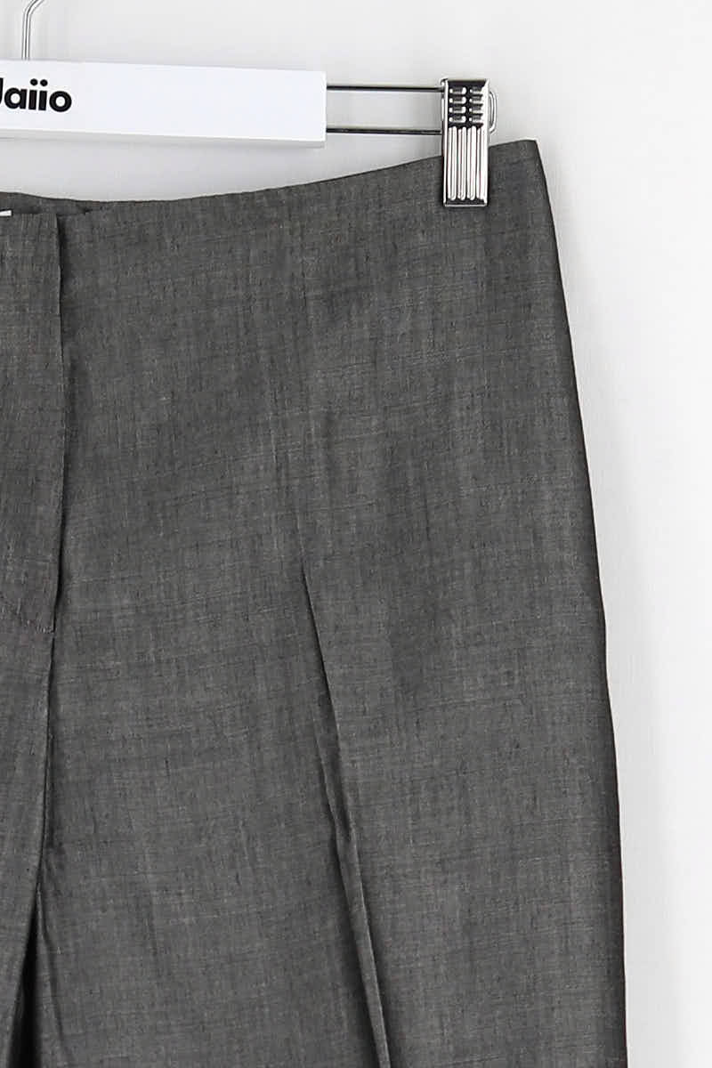 Pantalon droit Elie Tahari  Gris