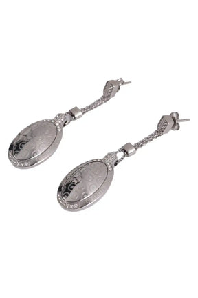Boucles d'oreilles Cerruti Argent en Acier