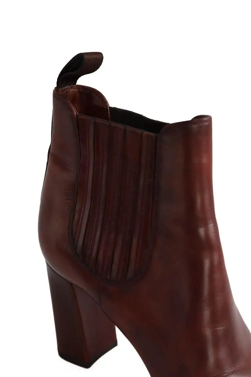 Boots Santoni Marron en Cuir