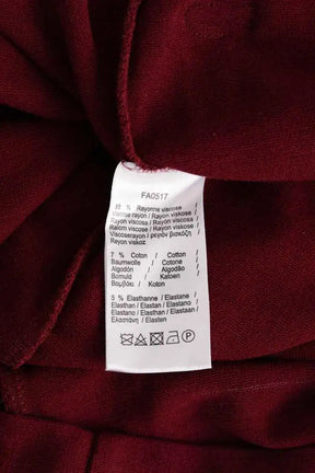 T-shirt Lacoste Bordeaux en Synthétique