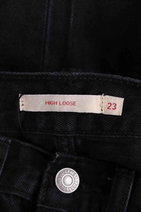 Jean large Levi's Noir en Coton