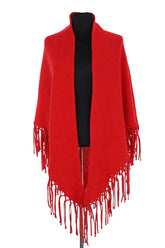 Cape Max Mara Other Rouge en Laine, taille TU - Seconde Main
