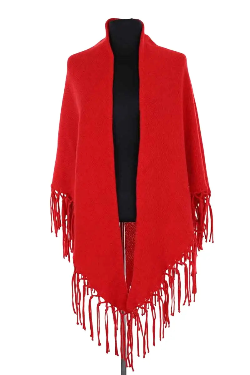 Cape Max Mara Other Rouge en Laine, taille TU - Seconde Main