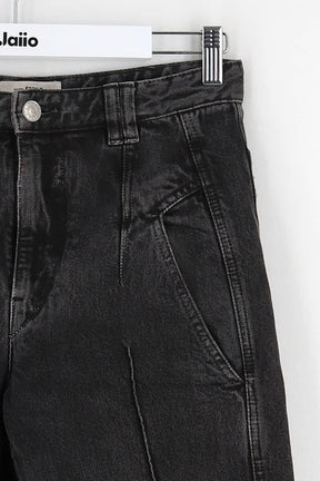 Jean droit Isabel Marant  Noir