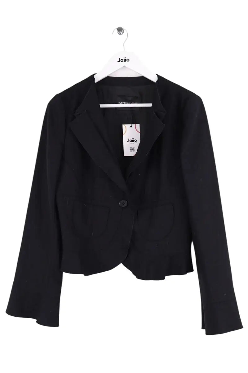 Blazer Emporio Armani Noir en Laine, taille XL - Seconde Main