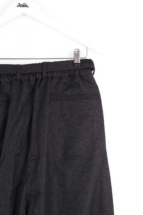 Pantalon large Yves Saint Laurent Anthracite en Laine