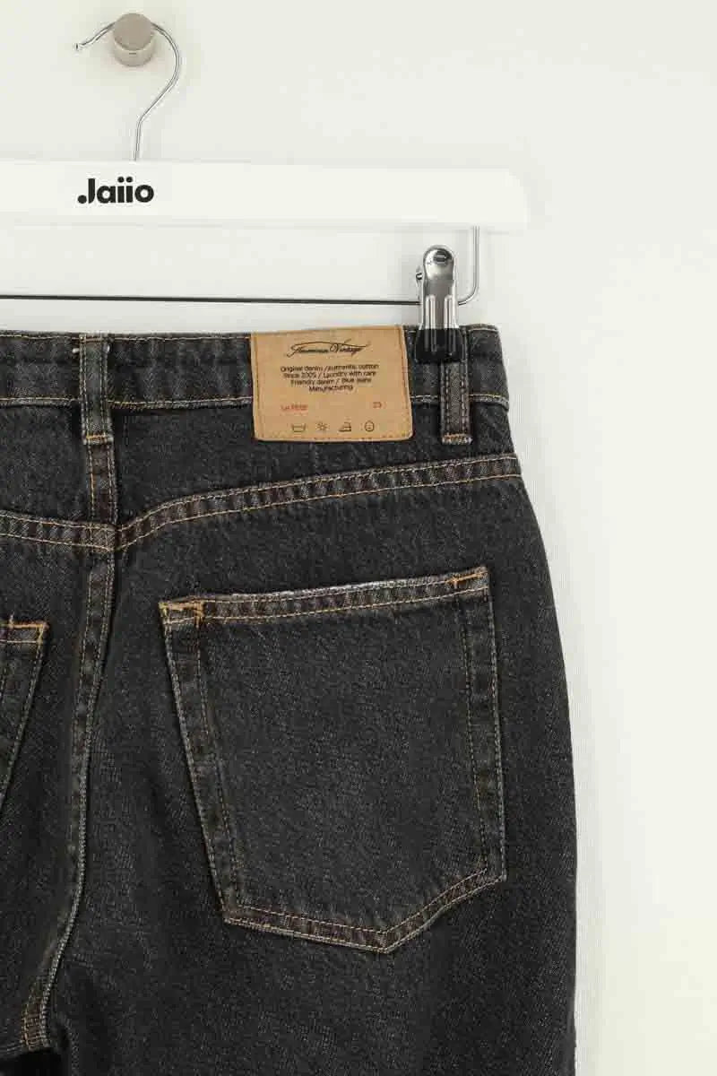 Jean slim American Vintage Anthracite en Coton