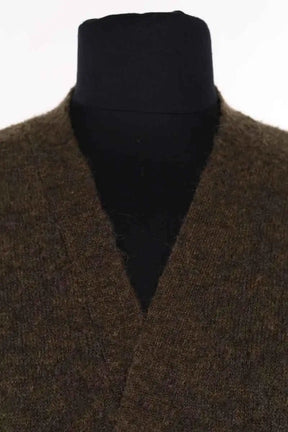 Cardigan Essentiel Antwerp Kaki en Laine
