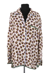 Chemise Tory Burch Ecru en Synthétique, taille M - Seconde Main