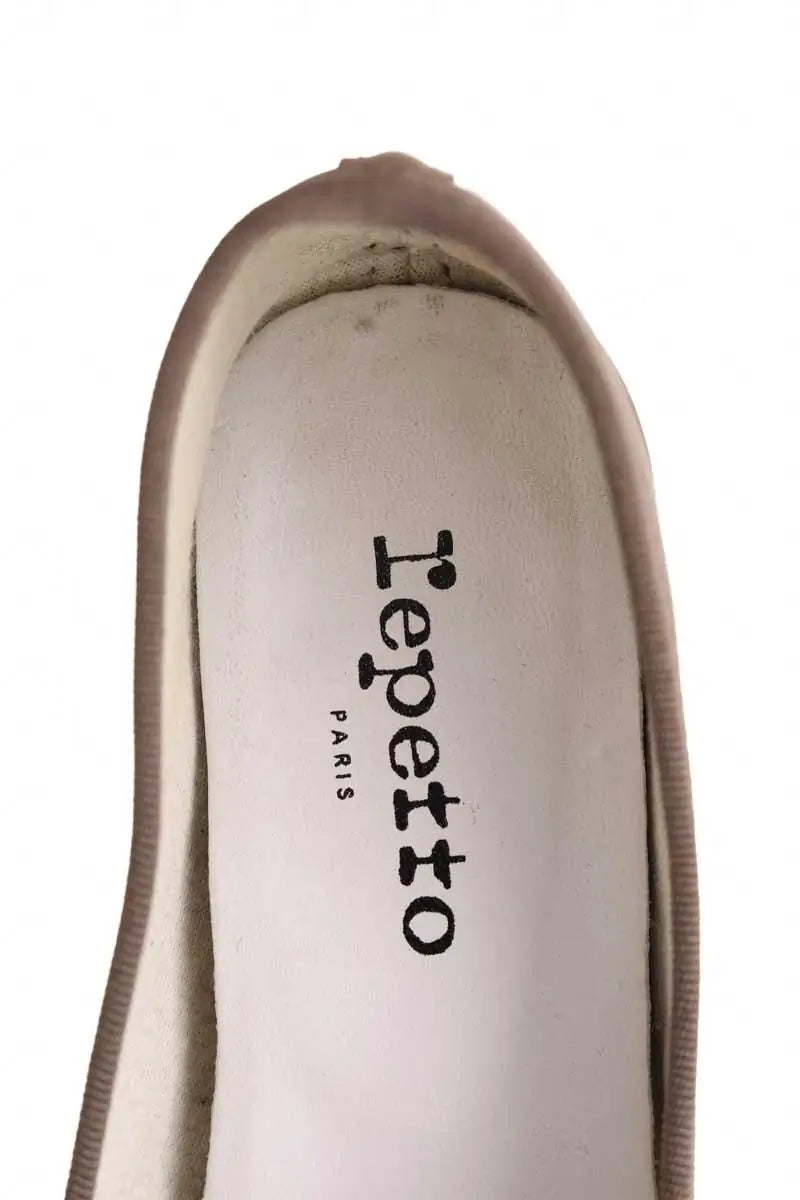 Ballerines Repetto Kaki en Cuir verni