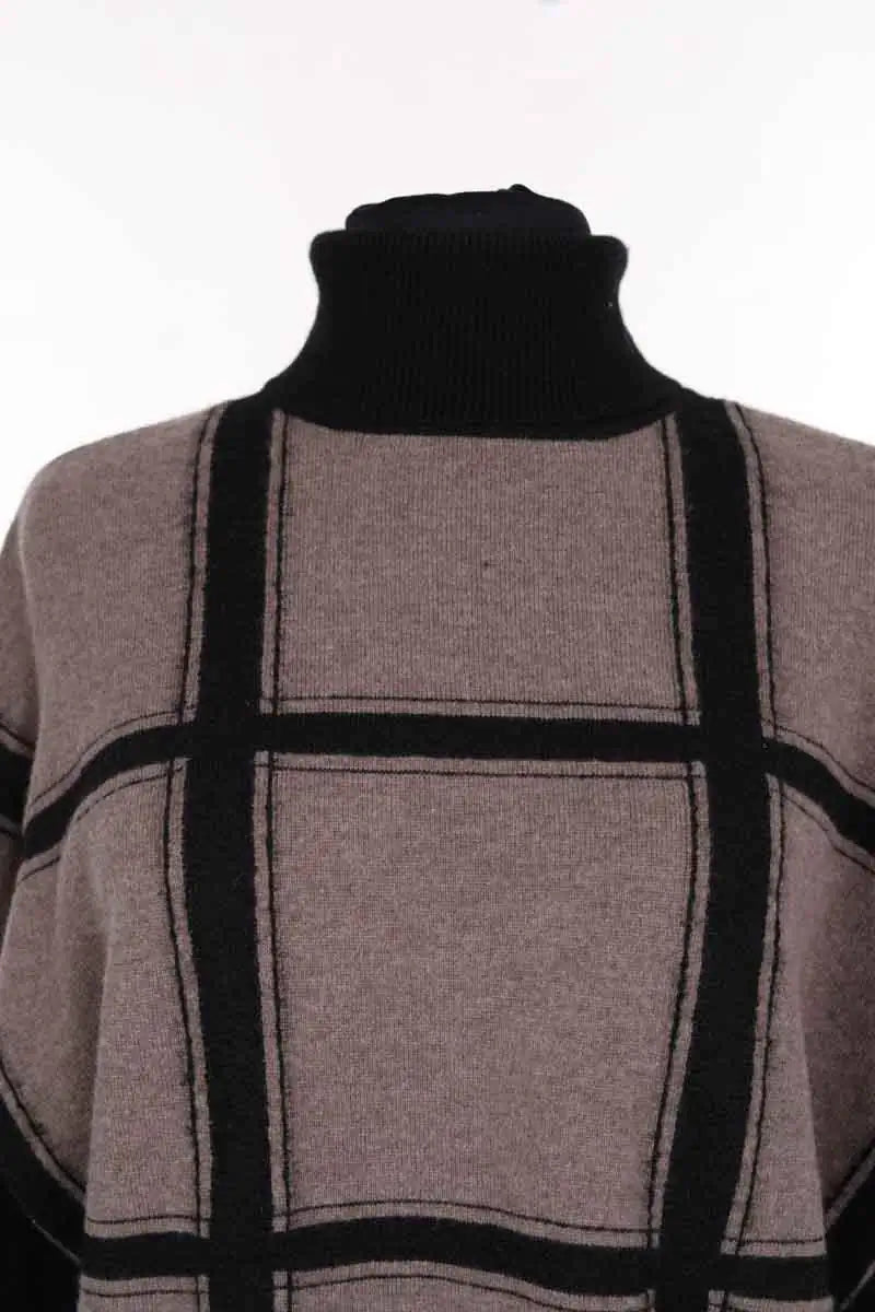 Pull Paule Ka Noir en Laine