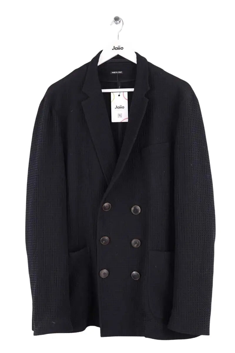 Veste Giorgio Armani Noir en Viscose, taille XXXL - Seconde Main