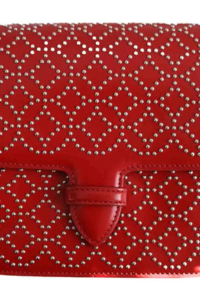 Sac à bandoulière Alaïa Arabesque Rouge en Cuir