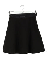 Jupe Sandro Noir en Synthétique, taille S - Seconde Main