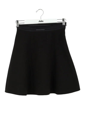 Jupe Sandro Noir en Synthétique, taille S - Seconde Main