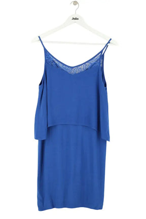 Robe Sandro Bleu en Synthétique, taille S - Seconde Main