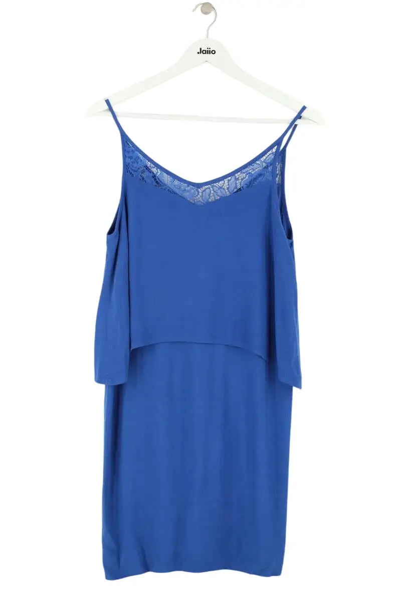 Robe Sandro Bleu en Synthétique, taille S - Seconde Main