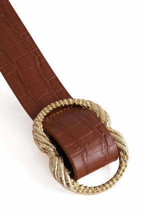 Ceinture en cuir Sézane Marron en Cuir