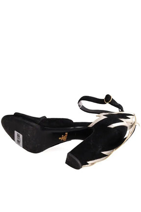 Talons Prada Noir en Daim
