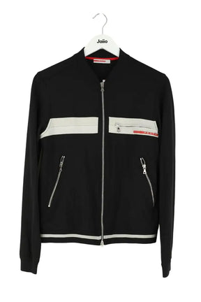 Veste Prada Noir en Synthétique, taille M - Seconde Main