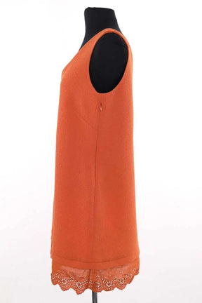 Robe Sandro Orange en Synthétique