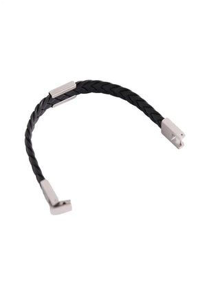 Bracelet Mauboussin Mec j'te kiff Noir en Acier