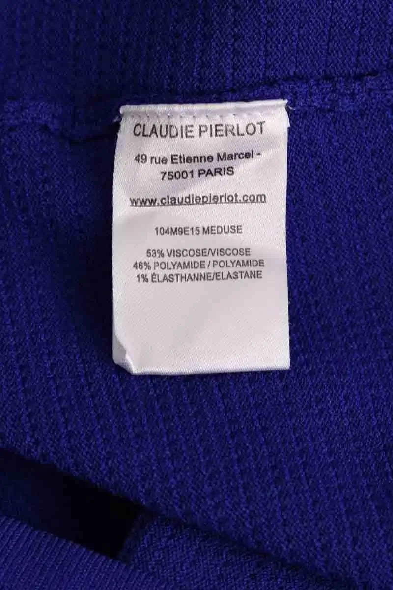 Robe Claudie Pierlot Bleu en Viscose