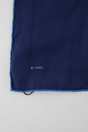 Pochettes Hermès  Bleu