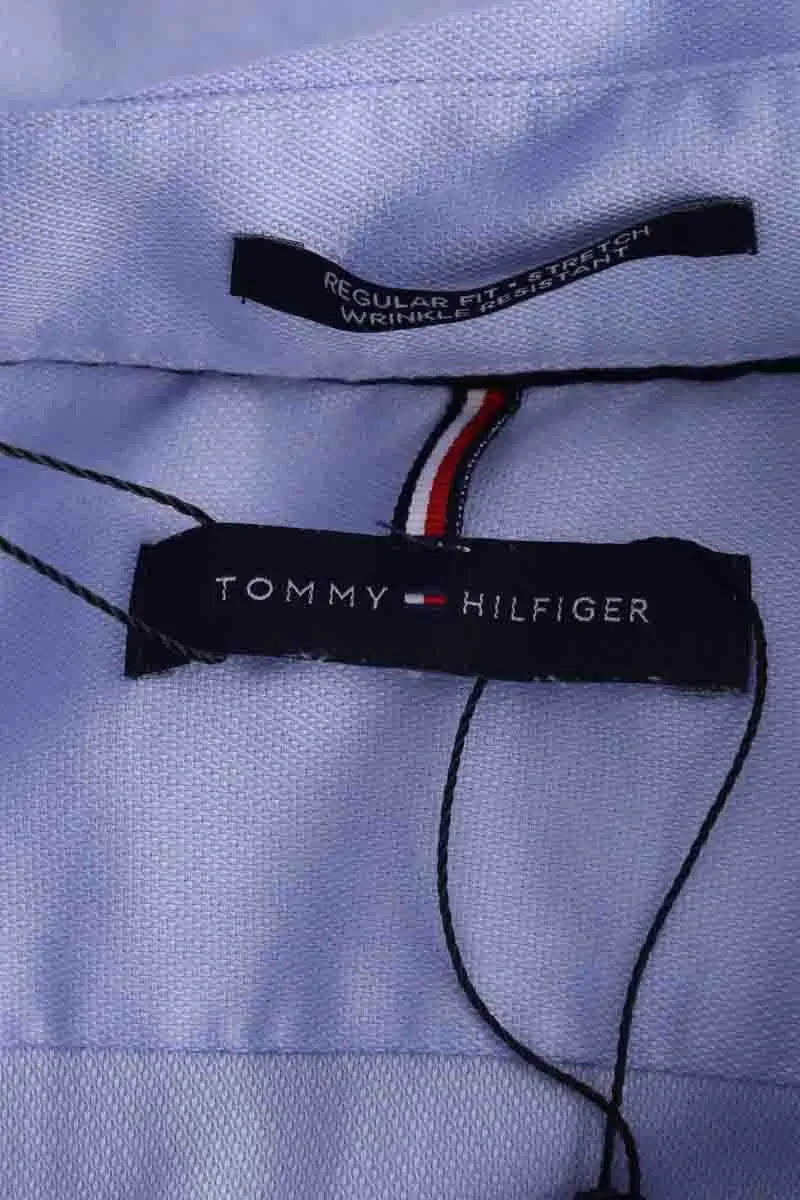 Chemise Tommy Hilfiger Bleu en Coton