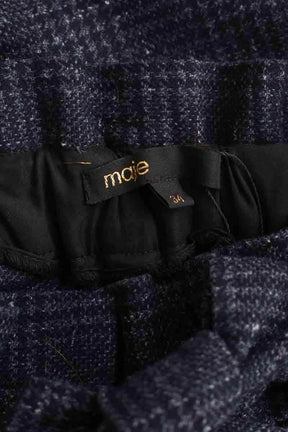 Pantalon Carot Maje  Bleu