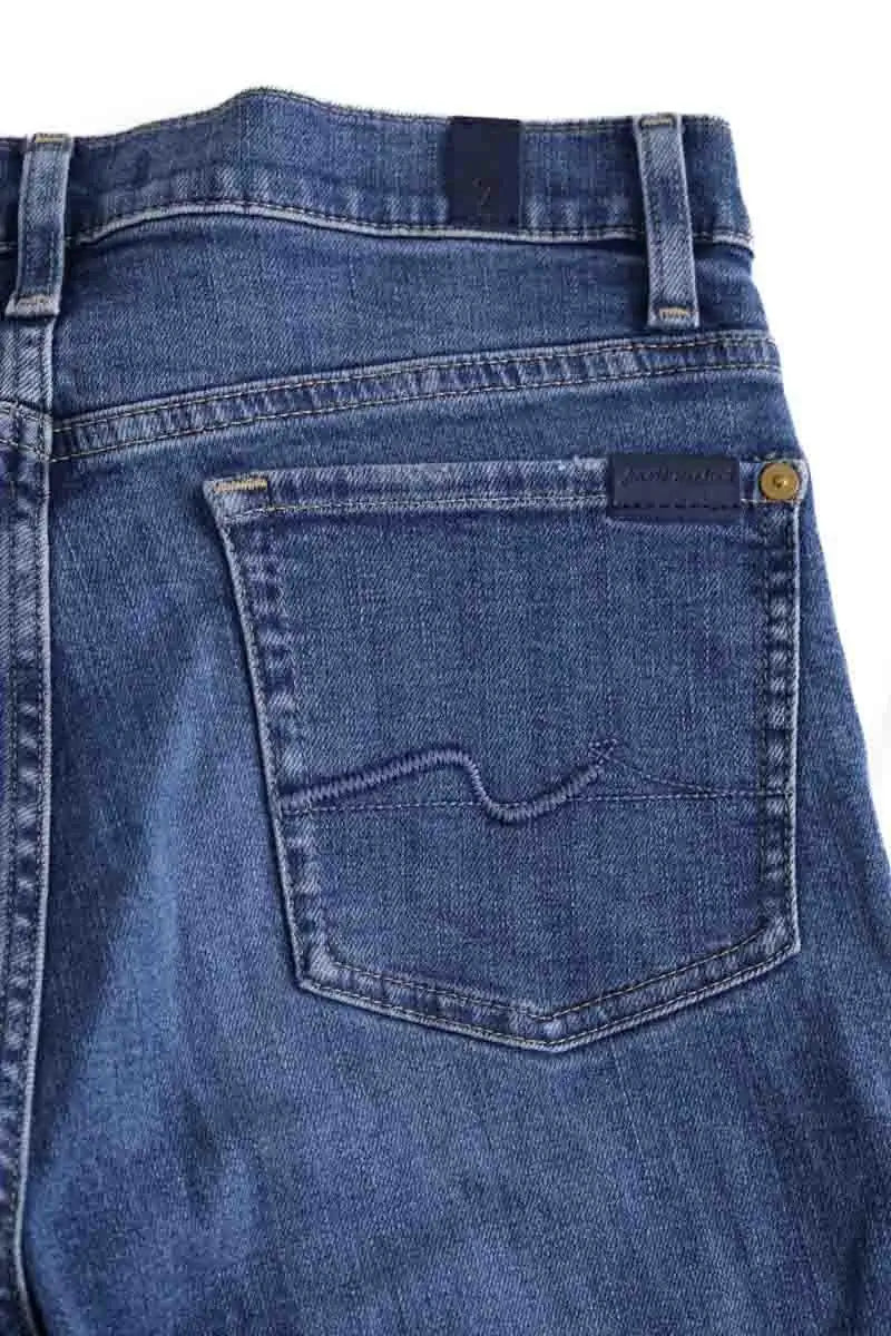 Jean slim 7 For All Mankind Bleu en Coton
