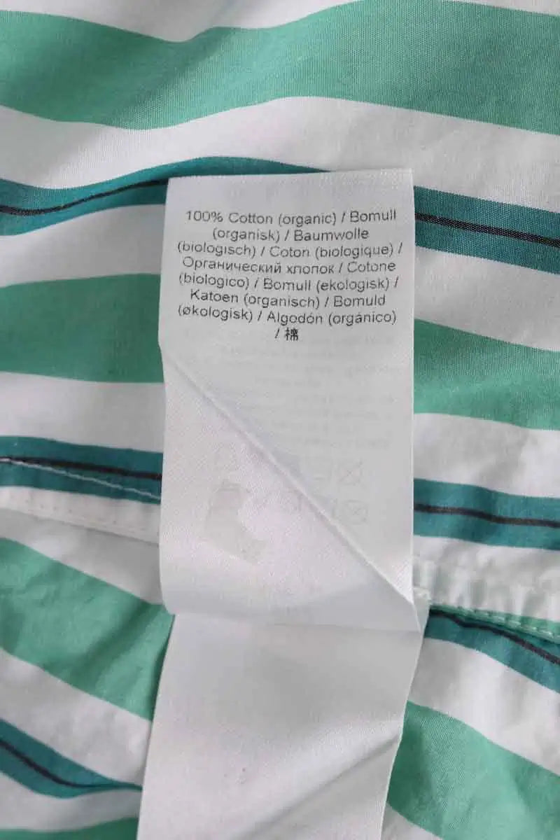 Robe Ganni Vert en Coton