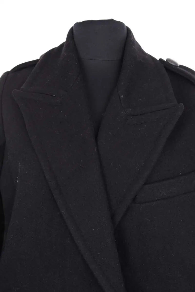 Manteau Iro Noir en Laine