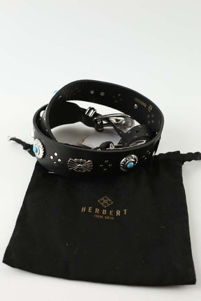 Ceinture Herbert Frère Soeur  Noir