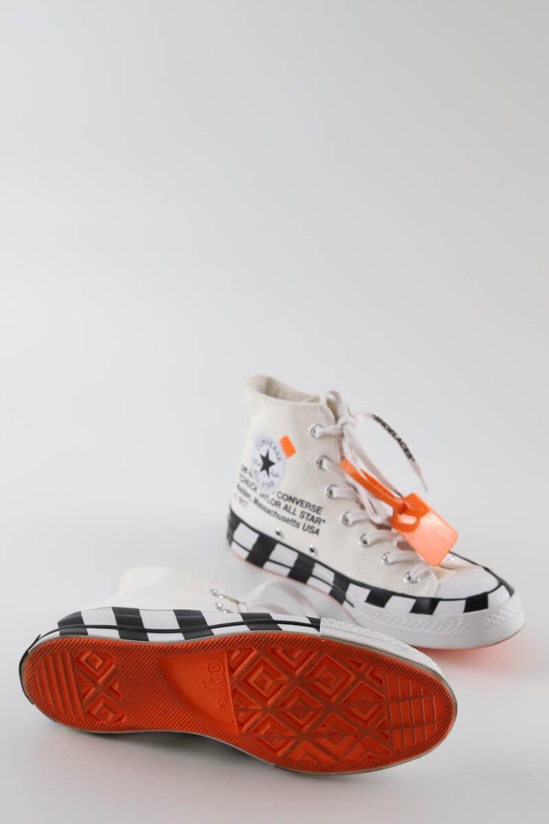 Baskets Off White  Blanc